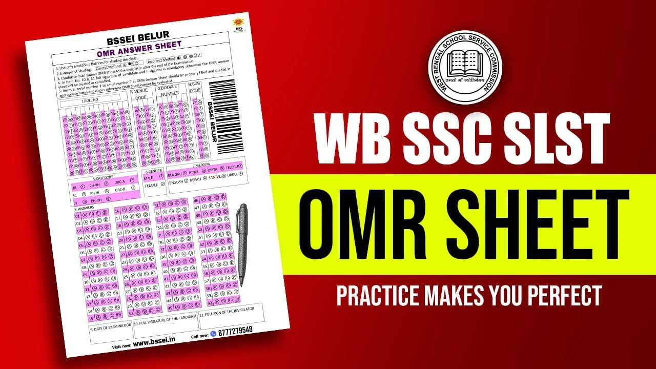 60-Question OMR Sheet for SLST Aspirants