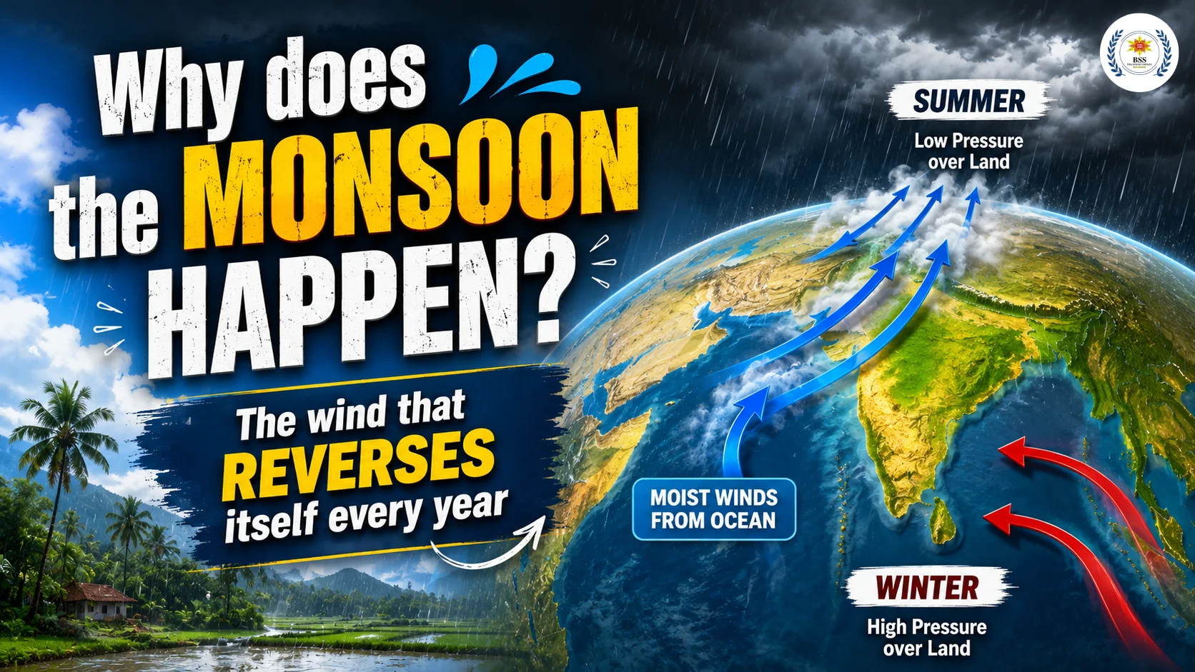 Why Does the Indian Monsoon Happen? The Science Explained