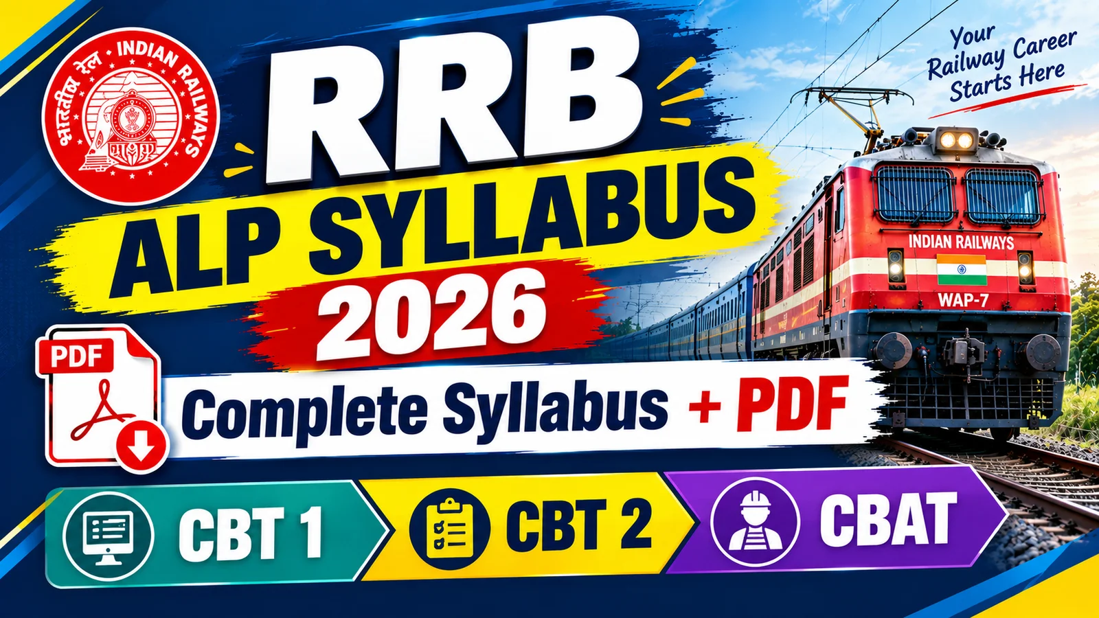 RRB ALP Syllabus 2026: সম্পূর্ণ পরীক্ষার প্যাটার্ন ও প্রস্তুতির গাইড